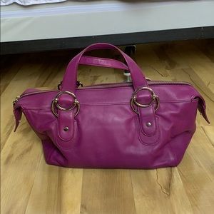 ANTONIO MELANI purple handbag